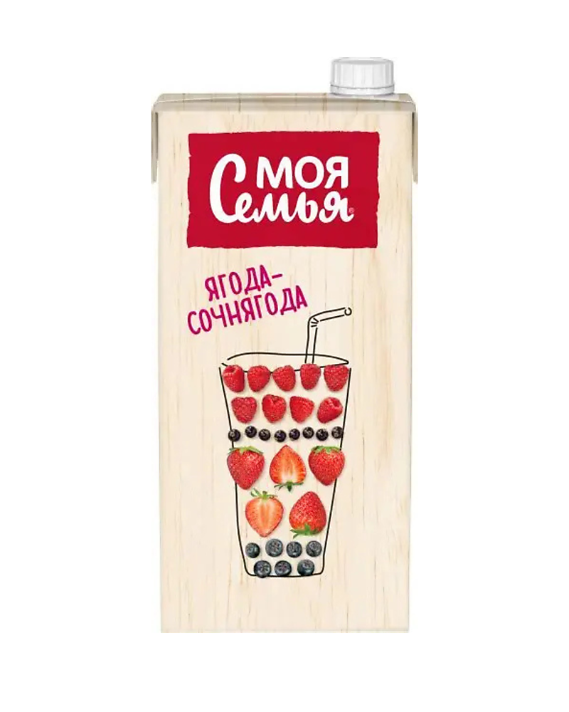 Напиток МОЯ СЕМЬЯ Ягода-Сочнягода сокосодержащий 1,93 л