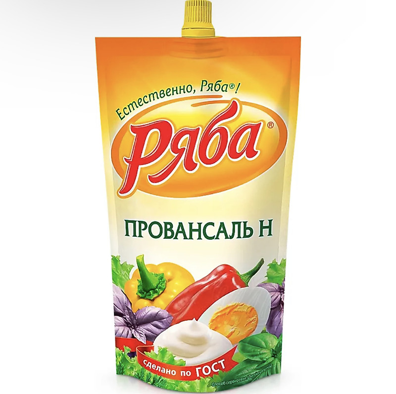 Майонез РЯБА классический Провансаль 40% 400 г