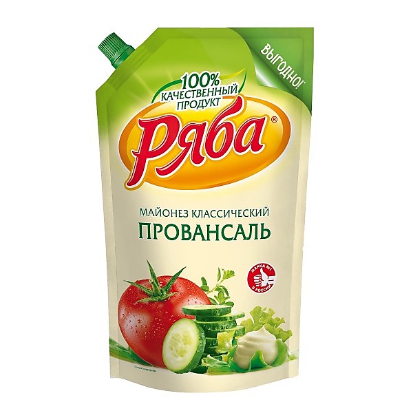 Майонез РЯБА Провансаль 40% 410 г