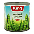 Горошек зеленый KING 400 г